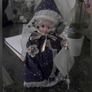Fairy Godmother Porcelain Doll.